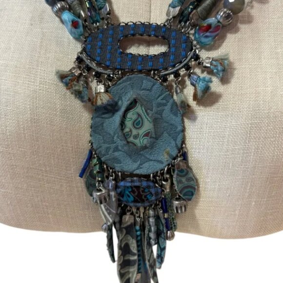 Ayala Bar Blue Necklace - Picture 2 of 3